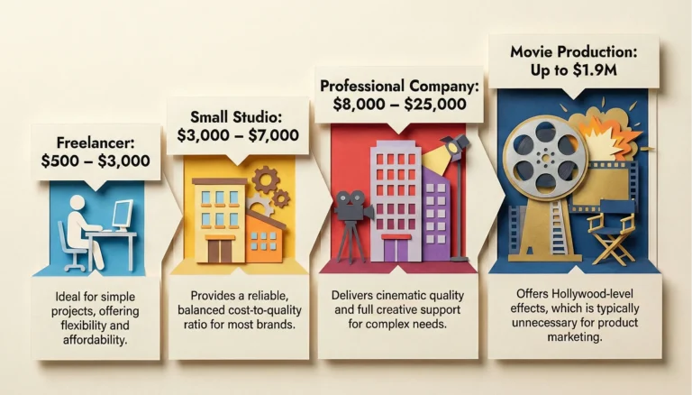 How much does 3D product animation cost in 2026?
