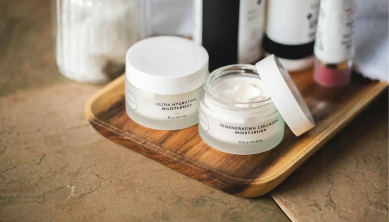 Create a skincare ad idea around a mood