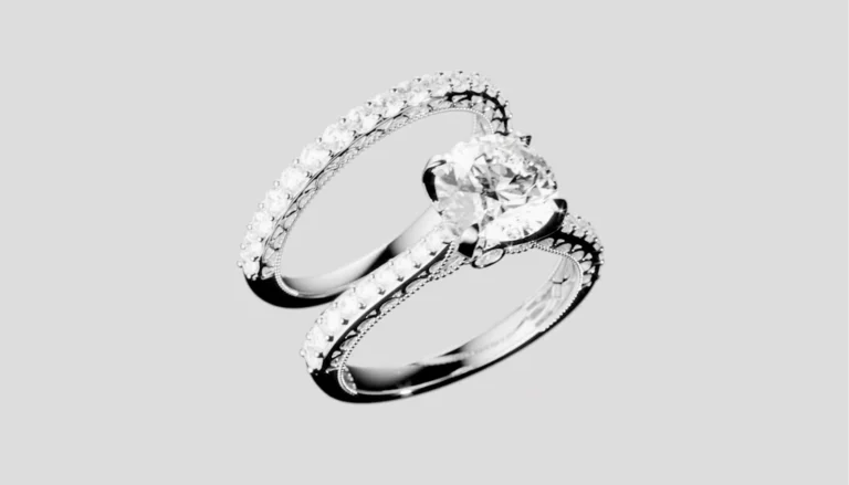 Floating jewelry effect